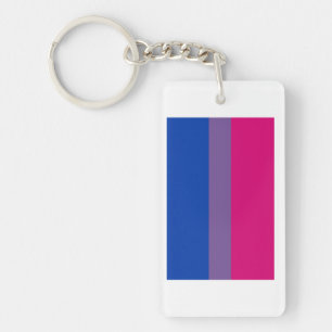 Bisexual Pride Flag Sleutelhanger