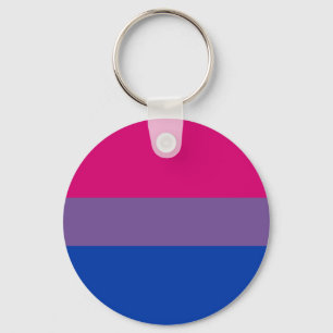 Bisexual Pride Flag Sleutelhanger