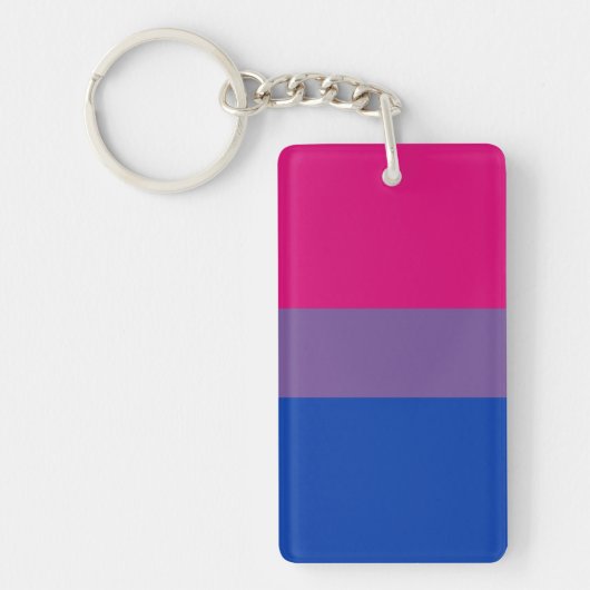 Bisexual Pride Flag Sleutelhanger (Voorkant)