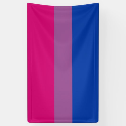 Bisexual Pride Flag Spandoek (Verticaal)