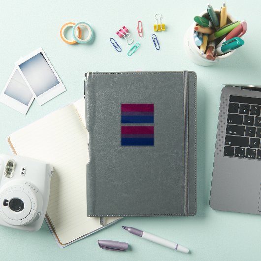 Bisexual Pride Flag Sticker (iPad Cover)