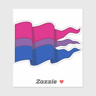 Bisexual Pride Flag Sticker