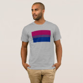 Bisexual Pride Flag T-shirt (Voorkant volledig)