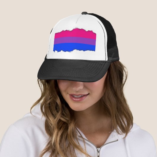 Bisexual Pride Flag Trucker Pet (In situ)