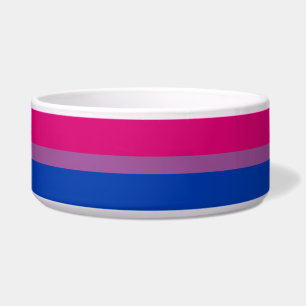 Bisexual Pride Flag Voerbakje