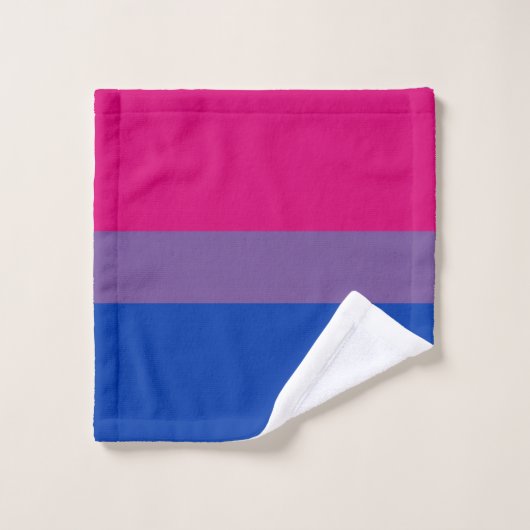 Bisexual Pride Flag Washandje (Wasdoekje)