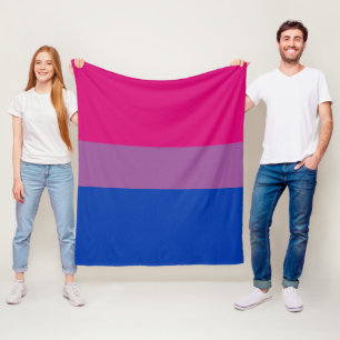 Bisexual Pride Fleece Deken