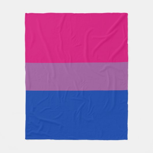 Bisexual Pride Fleece Deken (Voorkant)