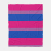 Bisexual Pride! Fleece Deken (Voorkant)
