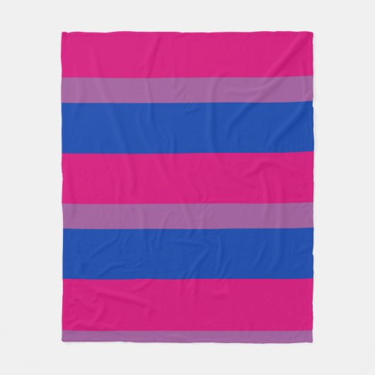 Bisexual Pride! Fleece Deken (Voorkant)