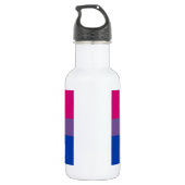 Bisexual Pride Gear Waterfles (Achterkant)