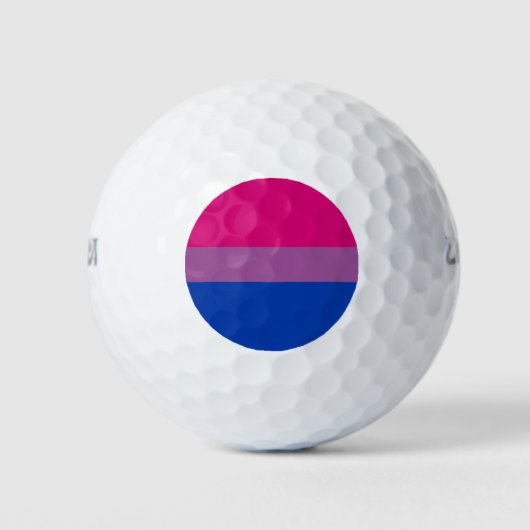 Bisexual Pride Golfballen (Voorkant)