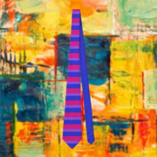 Bisexual Pride Grandes Cravate : Unité dans chaque