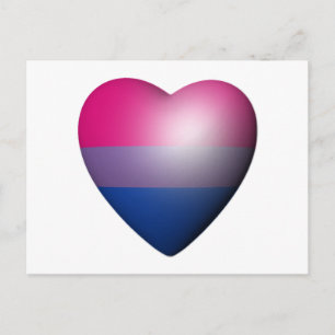 BISEXUAL PRIDE HEART —.png Briefkaart