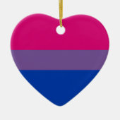Bisexual Pride Keramisch Ornament (Voorkant)
