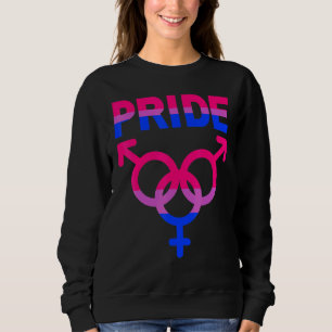 Bisexual Pride Lgbetqia Love Support Mannen Vrouwe Trui