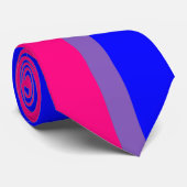 Bisexual Pride Necktie Stropdas (Opgerold)