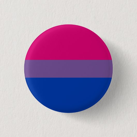 Bisexual Pride Ronde Button 3,2 Cm (Voorkant)
