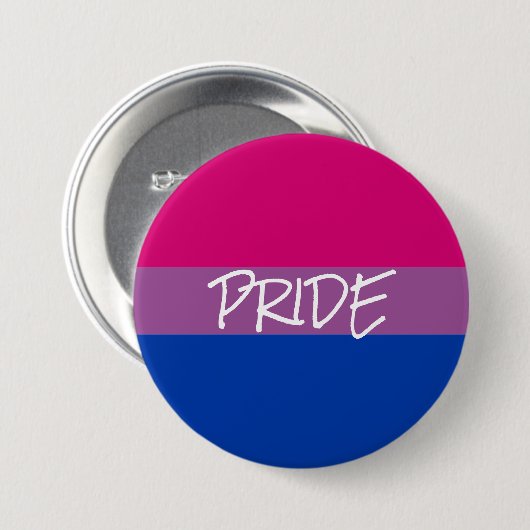 Bisexual Pride Ronde Button 7,6 Cm (Voorkant /achterkant)