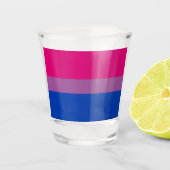 Bisexual Pride! Shot Glas (Voorkant)
