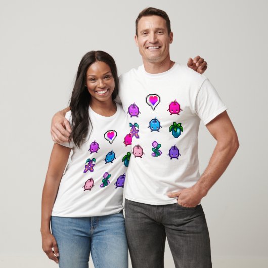 Bisexual Pride Stardew Valley Junimos set T-shirt (Unisex)