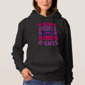 Bisexual Rights Are Human Rights Protest March Bi Hoodie (Voorkant)