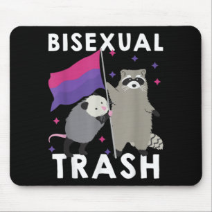 Bisexual Trash Gay Pride Rainbow LGBT Raccoon Muismat