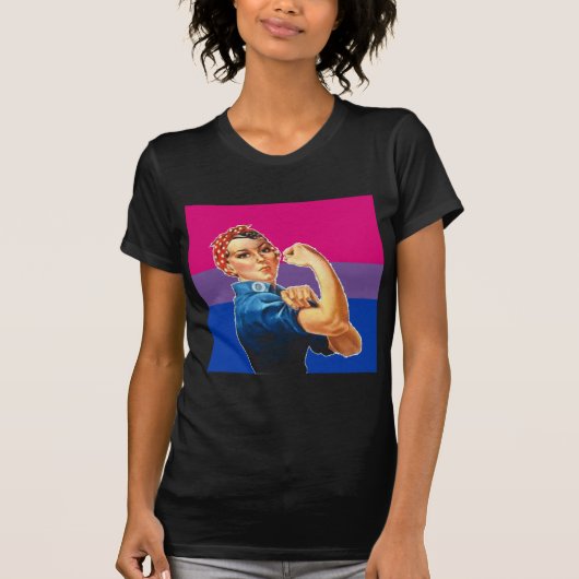 Bisexual Woman Pride T-shirt (Voorkant)