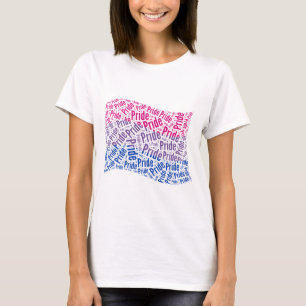 BISEXUAL WORD PATROON T-SHIRT