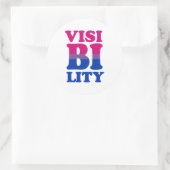 Bisexual Zicht Ronde Sticker (Tas)