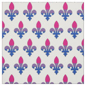 Bisexualité fierté fleur de lis tissu (Échantillon)