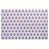 Bisexualité fierté fleur de lis tissu (Fat Quarter)