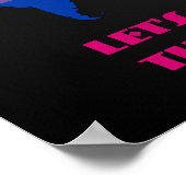 Bisexualité poster de la carte du monde de fierté (Coin)