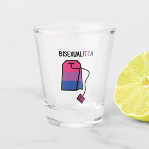BisexualiTEA BI Pride Flag Biseksuele Thee Shot Glas