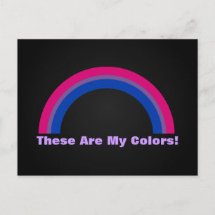 Bisexualiteit Briefkaart van de regenboogpride