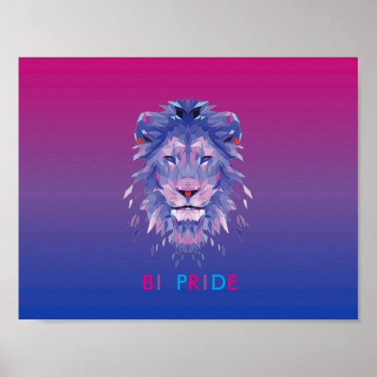 Bisexualiteit Pride Poster (Voorkant)