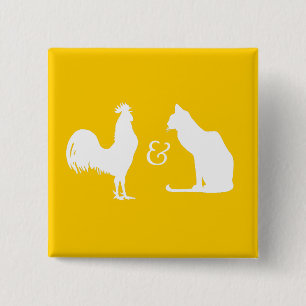 Bisexualiteit Vierkante Button 5,1 Cm