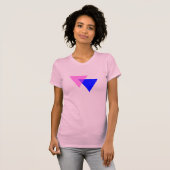 Bisexualiteitssymbool T-Shirt (Voorkant volledig)
