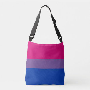 Bisexuality pride crossbody tas