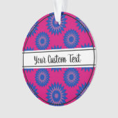 Bisexuality pride pink flower pattern (devant)