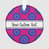 Bisexuality pride pink flower pattern (devant)