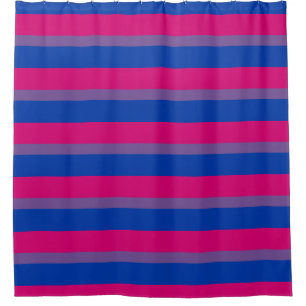 Bisexuality pride Shower Curtains Douchegordijn