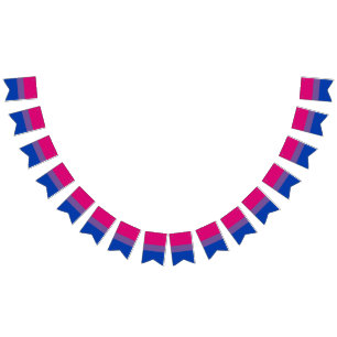Bisexuality pride vlag banner