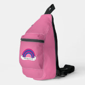 Bisexuality rainbow pride sling bag (Rechterhoek)
