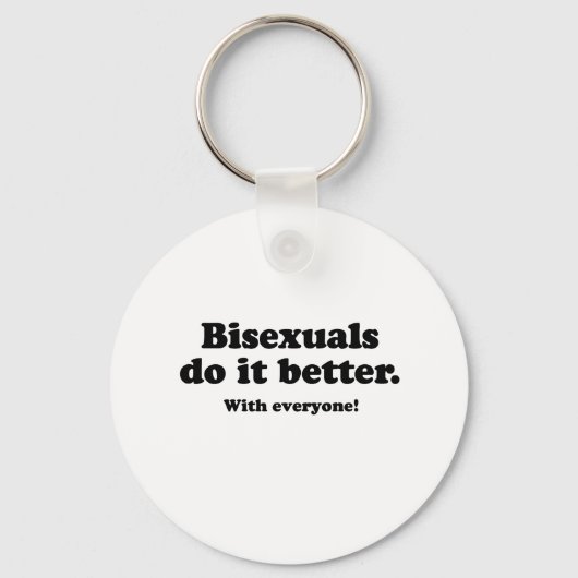 BISEXUALS DOEN HET BETER (MET IEDEREEN) SLEUTELHANGER (Voorkant)