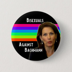 Bisexuals tegen Bachmann-toets Ronde Button 5,7 Cm