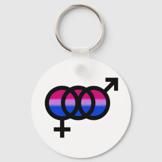 Bisexueel symbool sleutelhanger