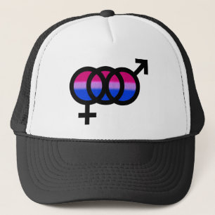 Bisexueel symbool trucker pet