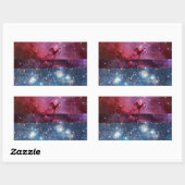 Bisexuel autocollants de drapeau nébuleuse (Feuille)