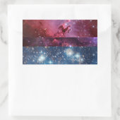 Bisexuel autocollants de drapeau nébuleuse (Sac)